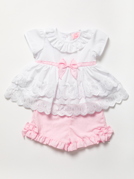 Baby Pink Dress Set 03979