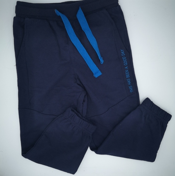 Kids Jog Pants- Navy "This has been a good day"