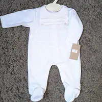 White Velour with Bib & Button Detail M011 (per pc) - Master