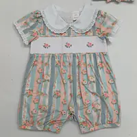 Floral Smock Romper 2772 (6pcs) - Master