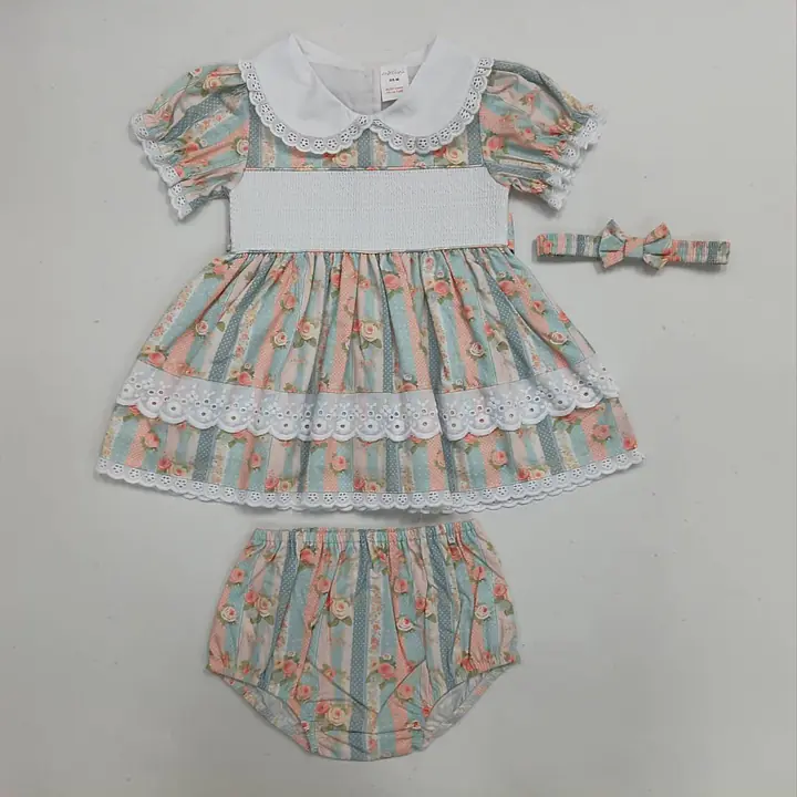 Traditional Print Smock Dress 2719 (6pcs) - Master