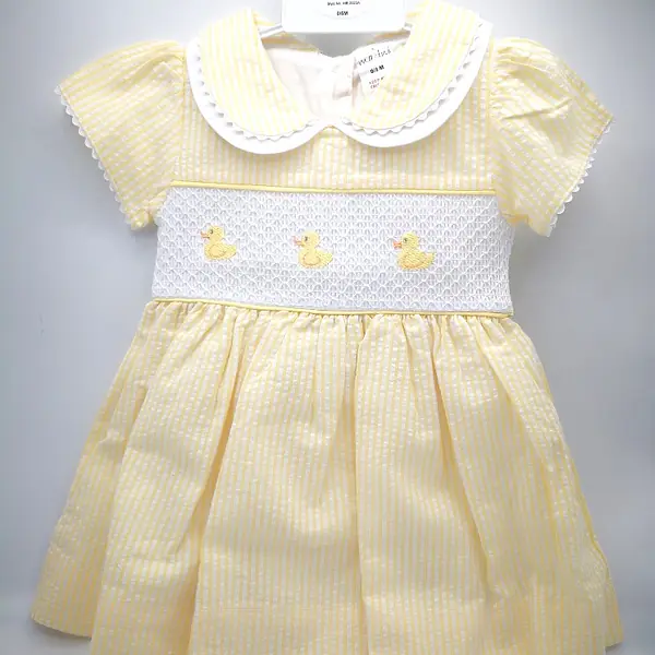 Lemon  Dress Set / Duck Embroidery  2323 NB 