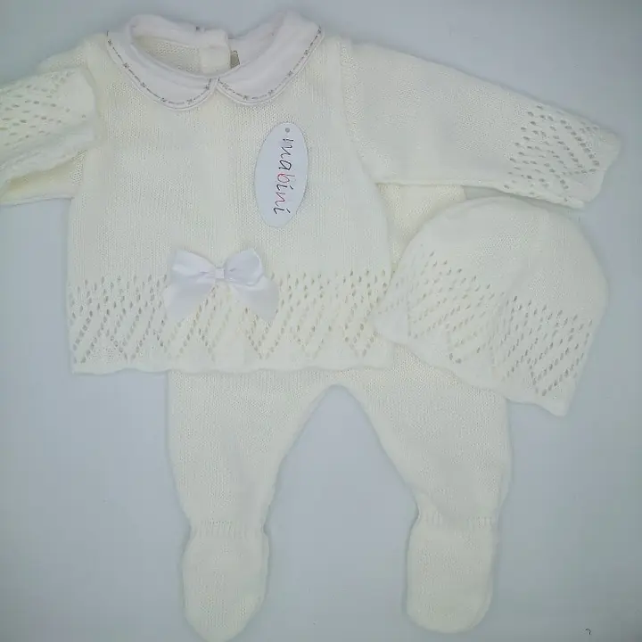 Knitted Box Set 24 White