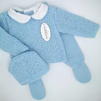 Knitted Box Set 22 Blue