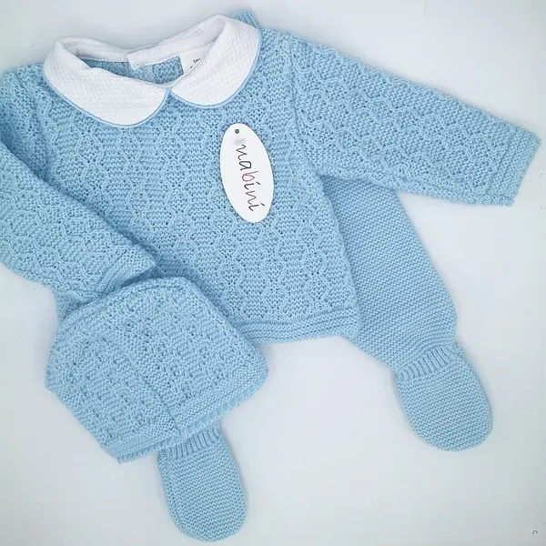 Knitted Box Set 22 Blue