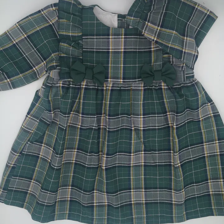 Green Check Dress 