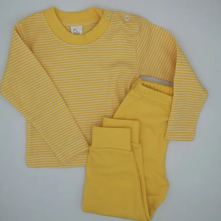 lemon striped loungewear / pyjamas / 2 pcs set 