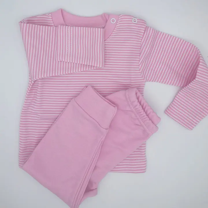 Striped Loungewear 4pcs / pack - Colour: Pink