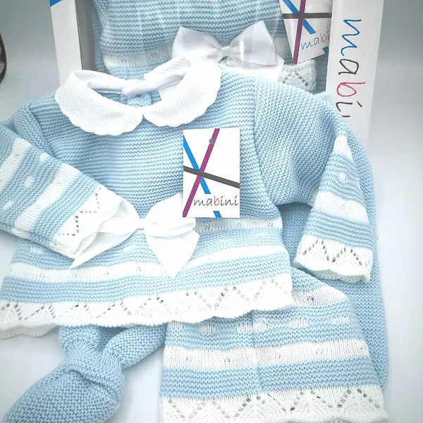 Knitted Box Set 5664b Blue 