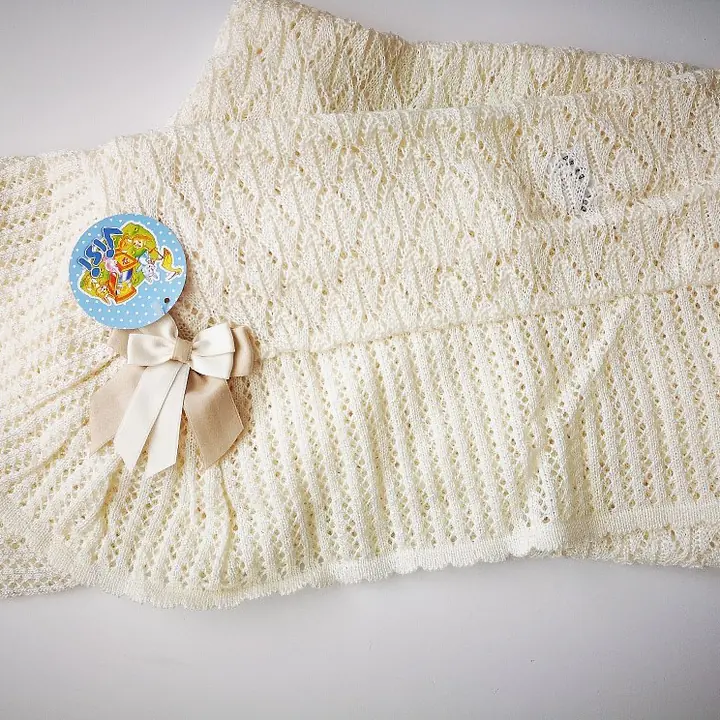 Shawl -40580-Cream & Cream